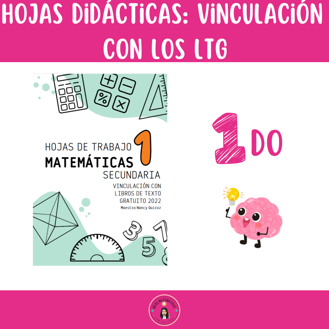 HOJAS DIDACTICAS Matemáticas 1° de Secundaria
