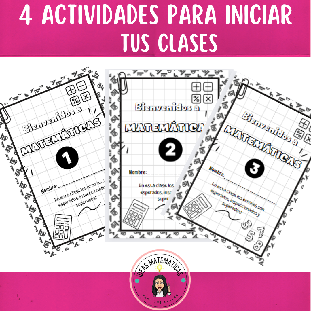 4 ACTIVIDADES DE INICIO DE CURSO