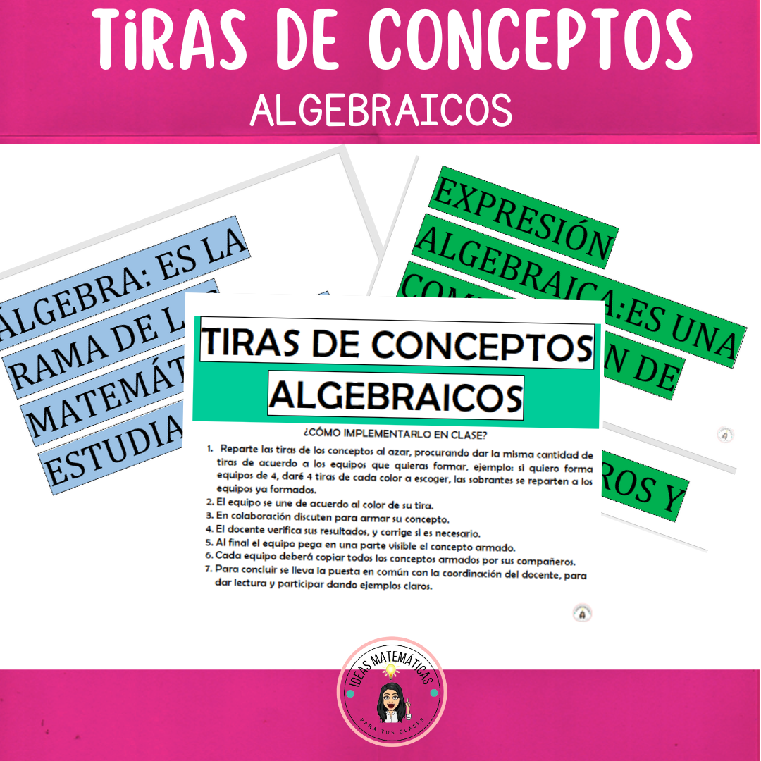TIRAS DE CONCEPTOS ALGEBRAICOS