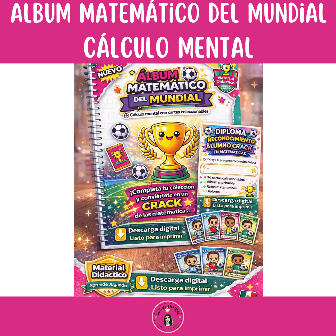 ÁLBUM MATEMÁTICO DEL MUNDIAL