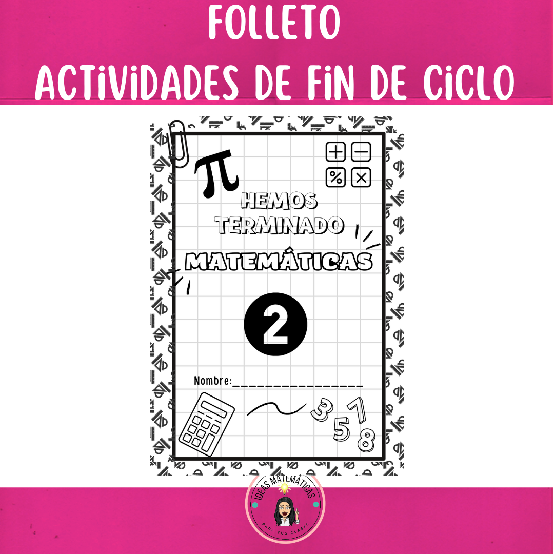 FOLLETO FIN DE CICLO ESCOLAR SEGUNDO GRADO