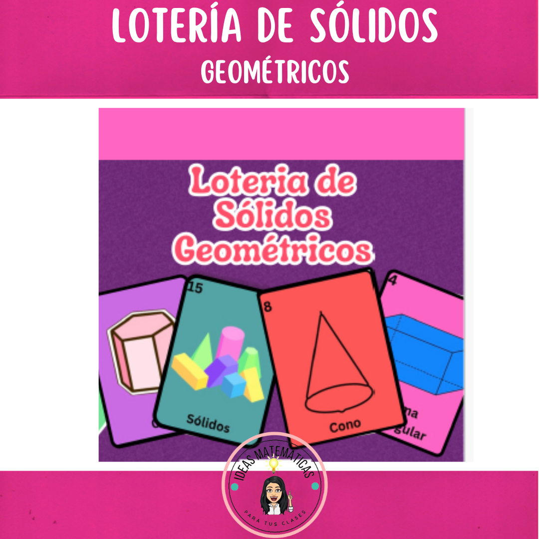 LOTERIA DE SÓLIDOS GEOMÉTRICOS