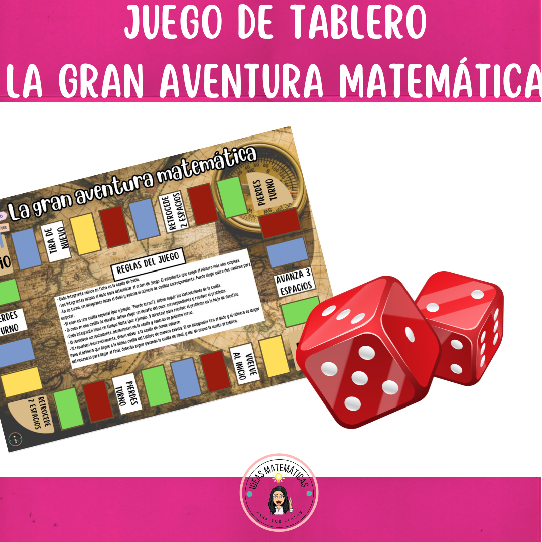 La Gran Aventura Matemática: El Juego de Tablero Educativo