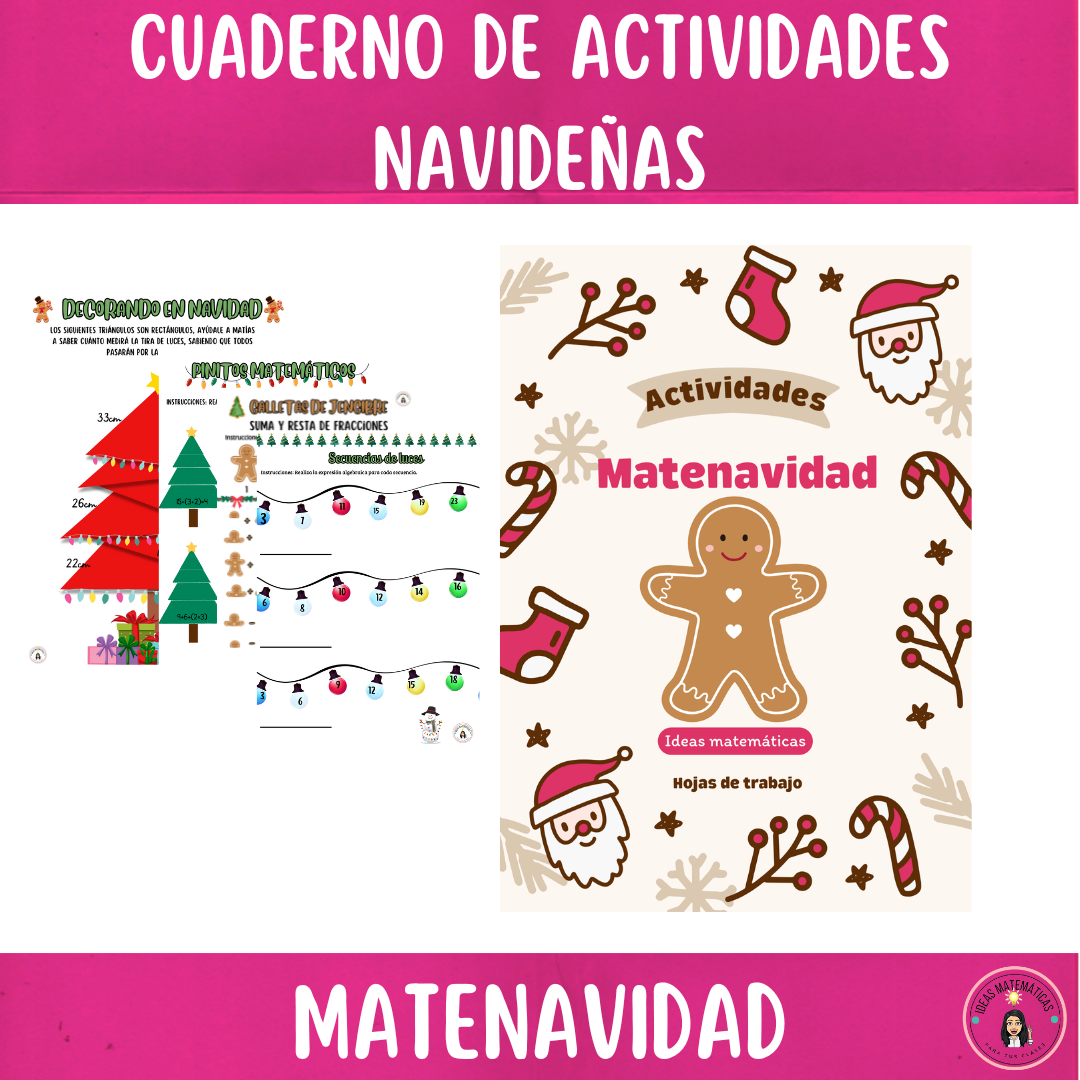 CUADERNO DE ACTIVIDADES NAVIDEÑAS: MATENAVIDAD.