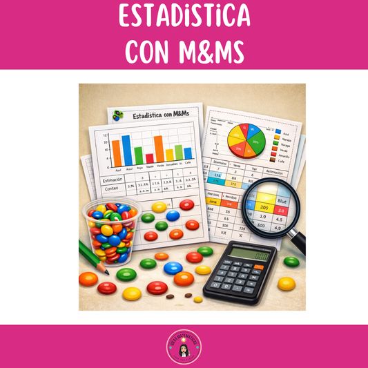 🍫 Estadística con M&Ms – Actividad manipulativa