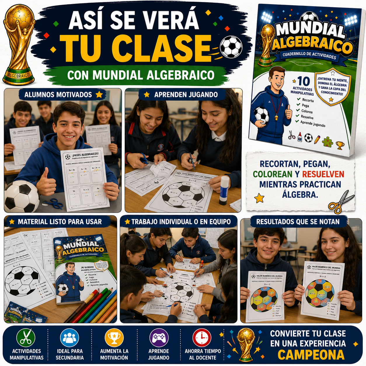 MUNDIAL ALGEBRAICO – CUADERNILLO DE ACTIVIDADES