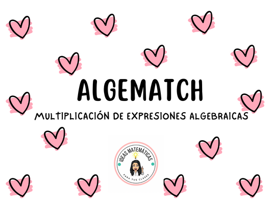 ALGEMATCH multiplicación con expresiones algebraicas.