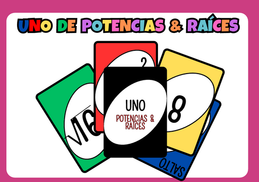 UNO DE POTENCIAS Y RAICES CUADRADAS