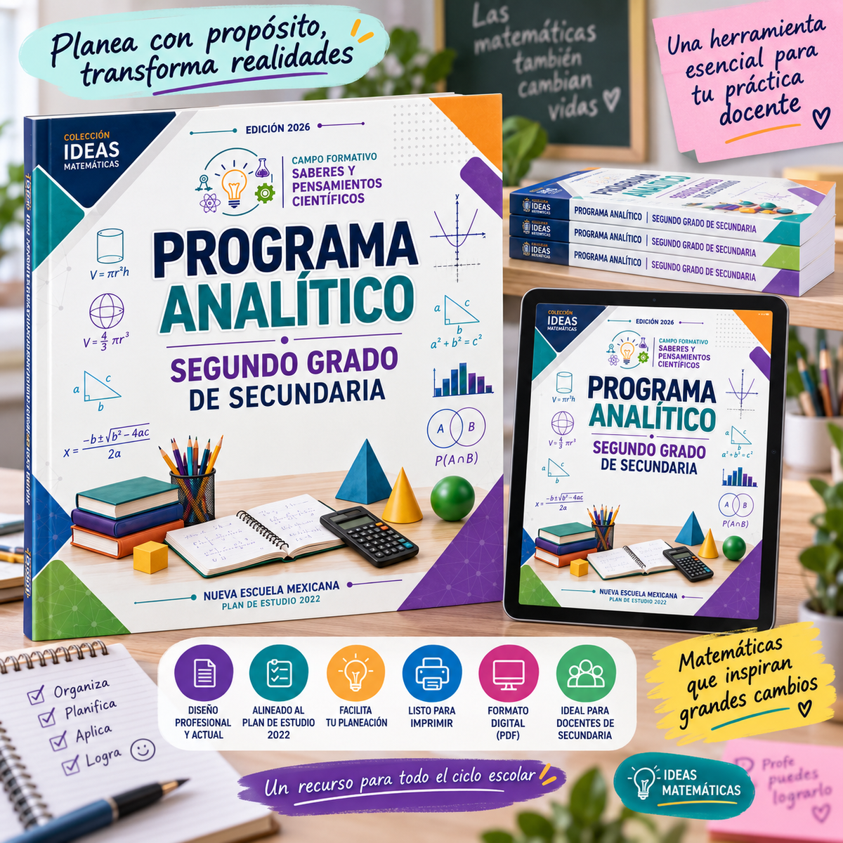 Programa Analítico · Segundo Grado de Secundaria | Matemáticas