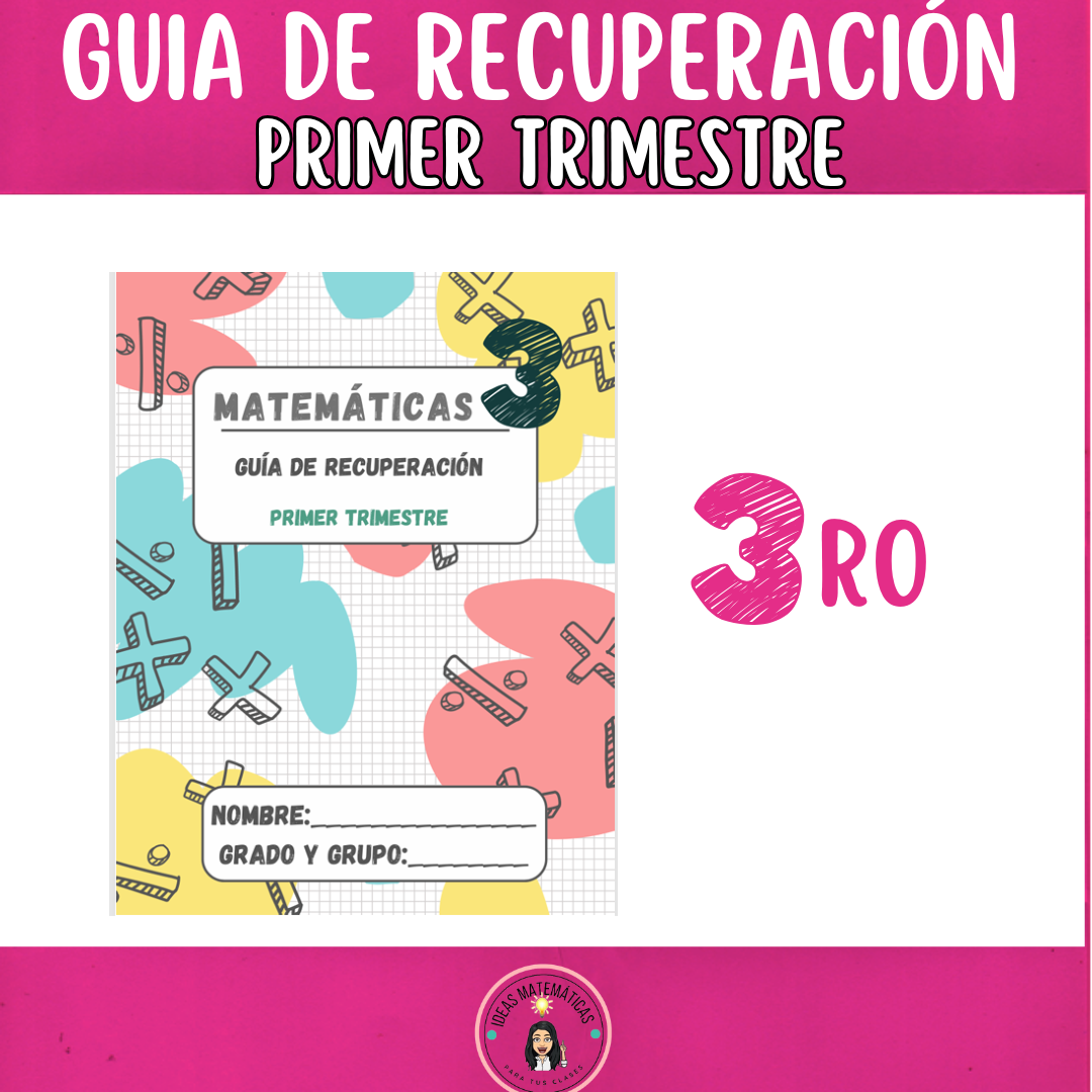 GUIA DE RECUPERACION TERCER GRADO PRIMER TRIMESTRE