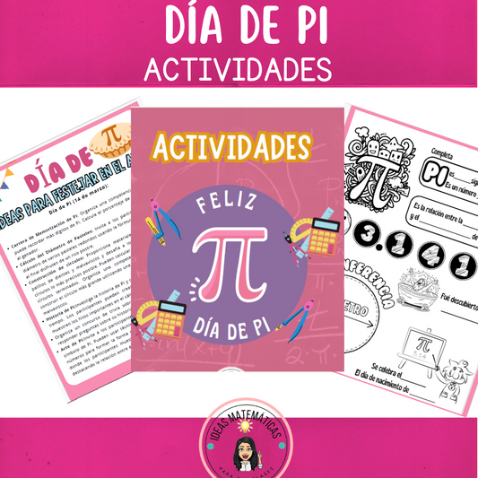 ACTIVIDADES PARA EL DÍA DE PI