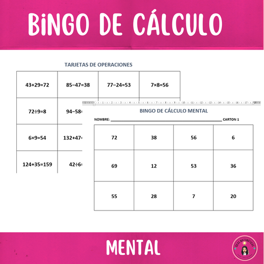 BINGO DE CÁLCULO MENTAL